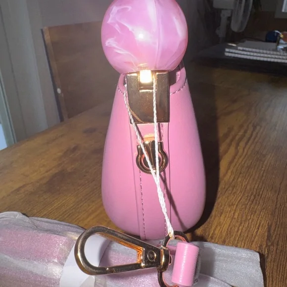 NEW Melie Bianco Purple Small Vegan Leather Recycled Crossbody Bag Purse - Picture 3 of 6